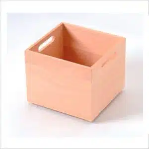 Caja de tablero marino chapado en haya L2419