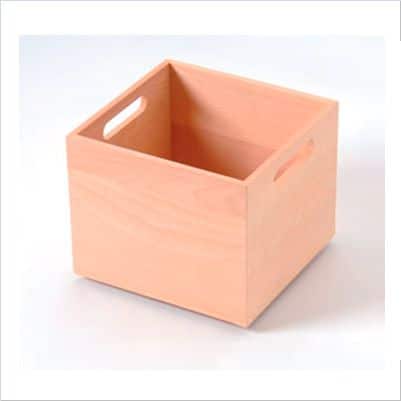 Caja de tablero marino chapado en haya L2419