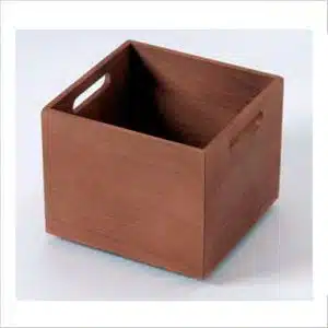 Caja de tablero marino chapada en nogal L2419nl