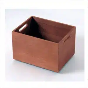 Caja de tablero marino chapada en nogal L3019nl