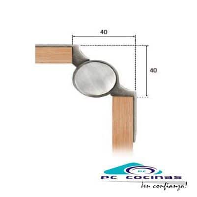 Bisagra Movi Corner oro viejo 70 cm mueble rincón angular - Imagen 4