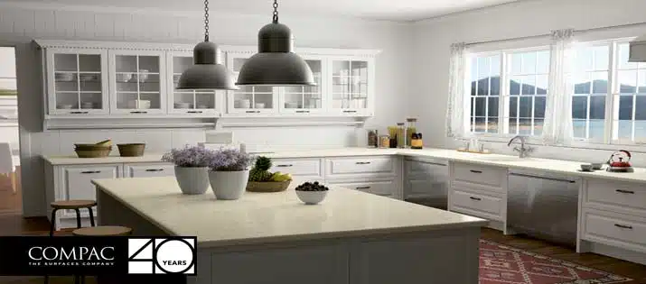 Cocina Nordica con encimera Compac