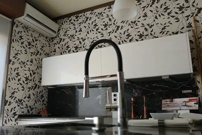 aire acondicionado en la cocina