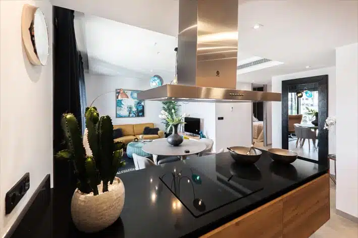 cocina campana isla balay