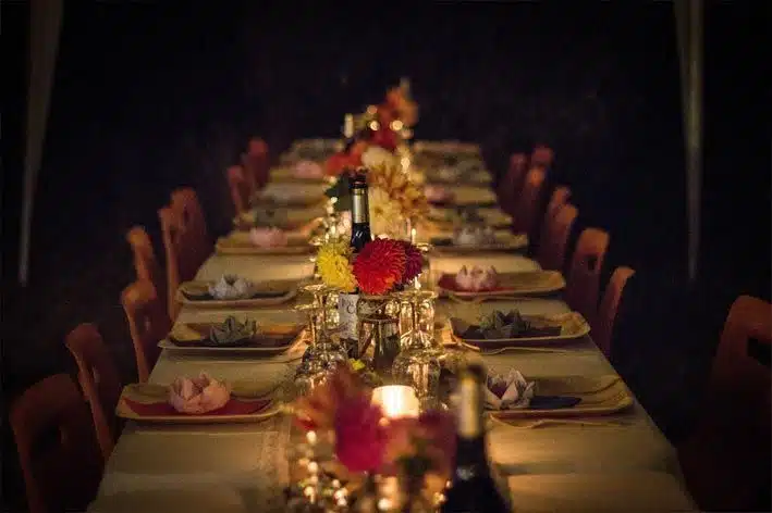 cena mesa de navidad