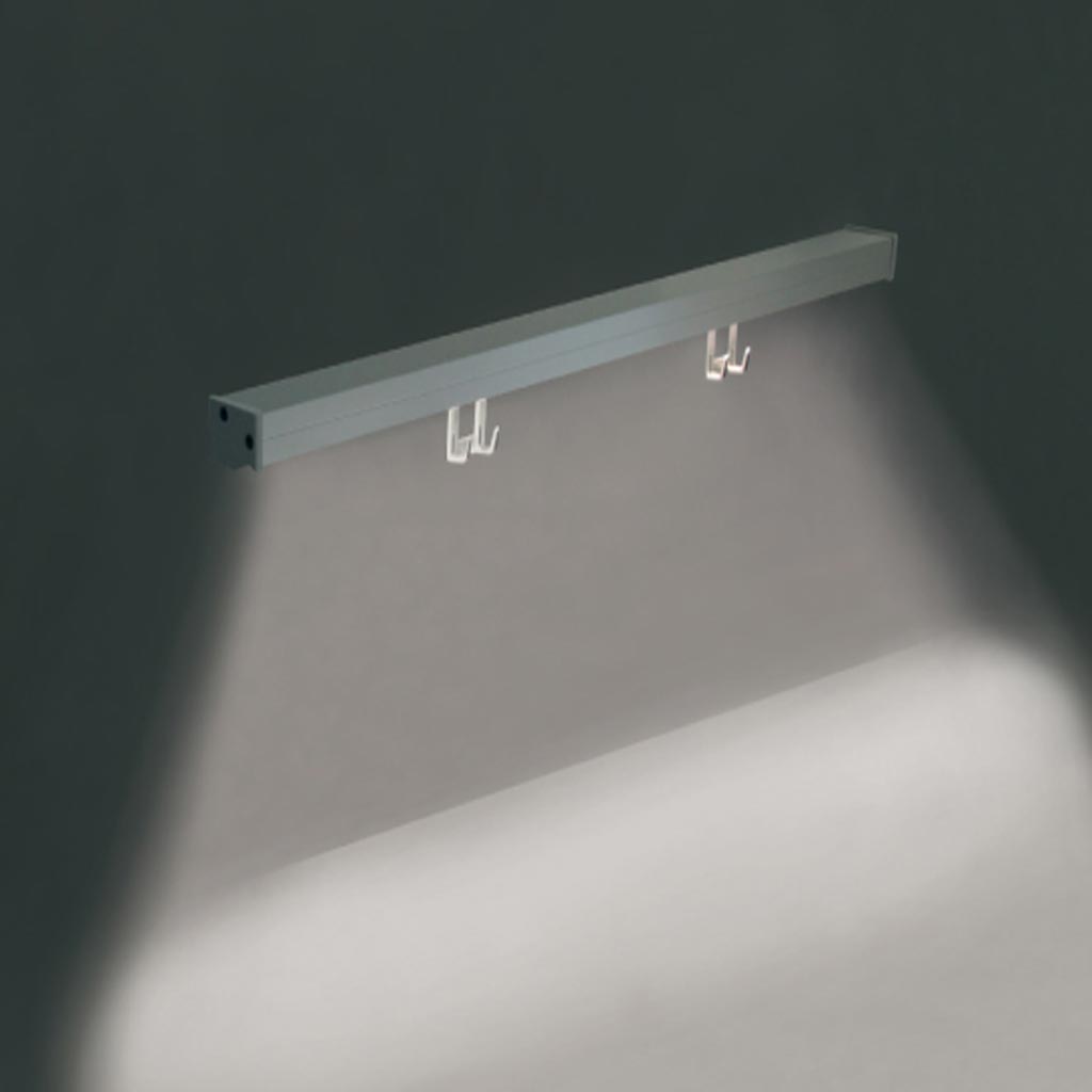Barra con luz LED de 4200K con soportes, terminales y 2 ganchos Linero Modern LED - Imagen 3