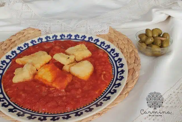 bacalao encebollao