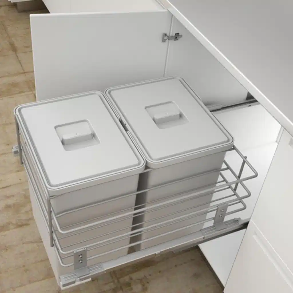 Cubos de basura doble instalación para mueble de cocina - Imagen 8