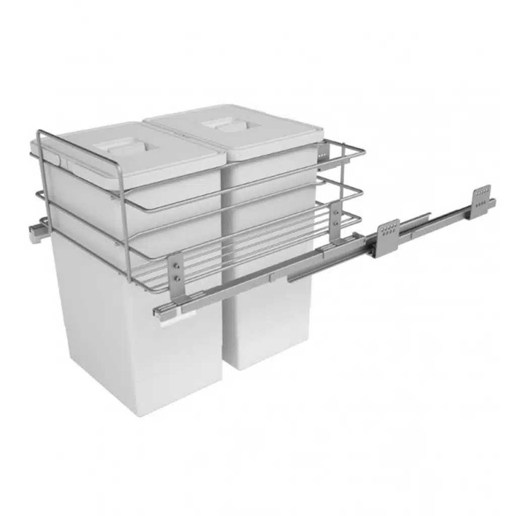 Cubos de basura doble instalación para mueble de cocina - Imagen 9
