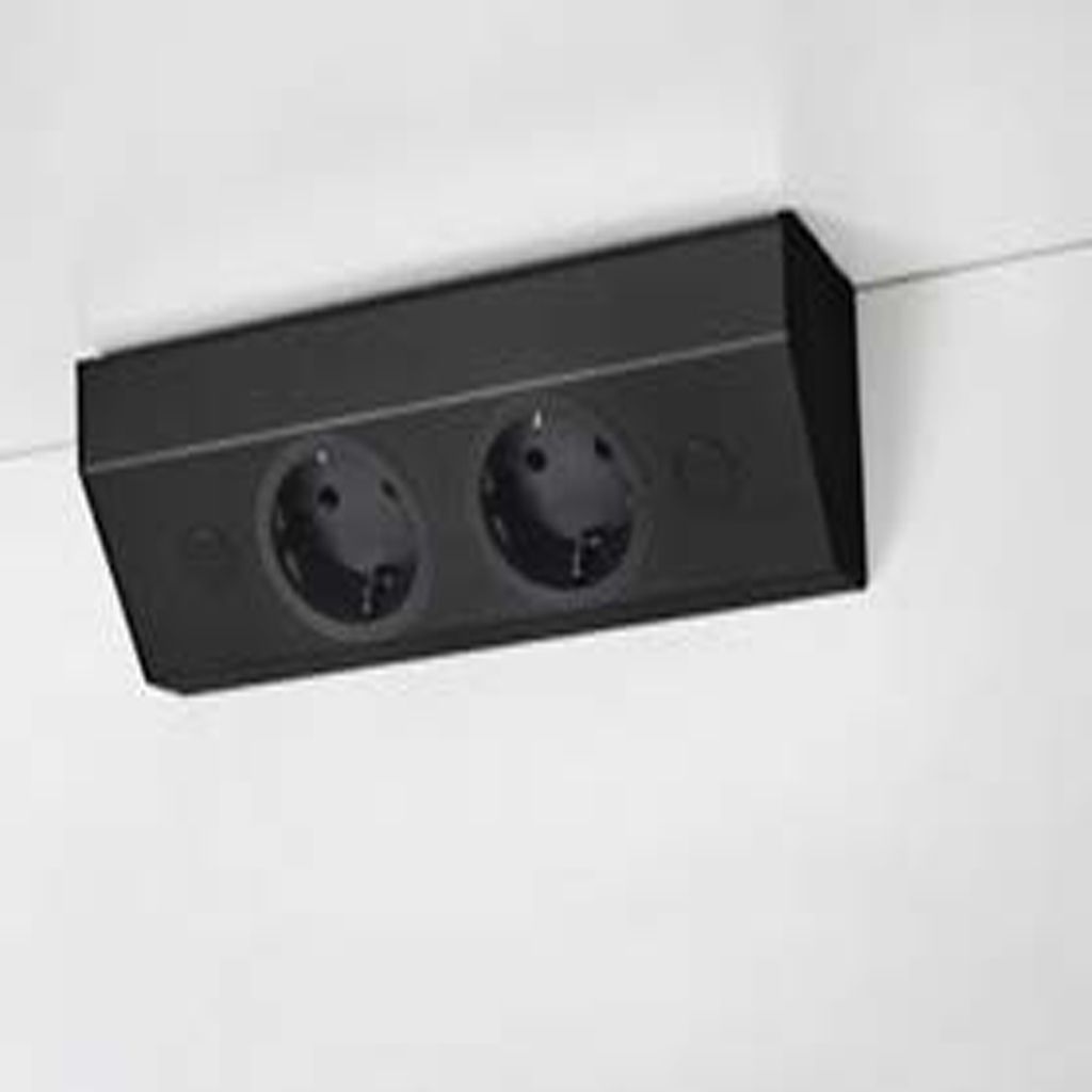 Enchufe Duality Black.
