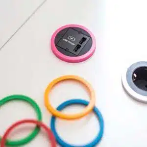Juego 5 aros para Enchufe PIX.