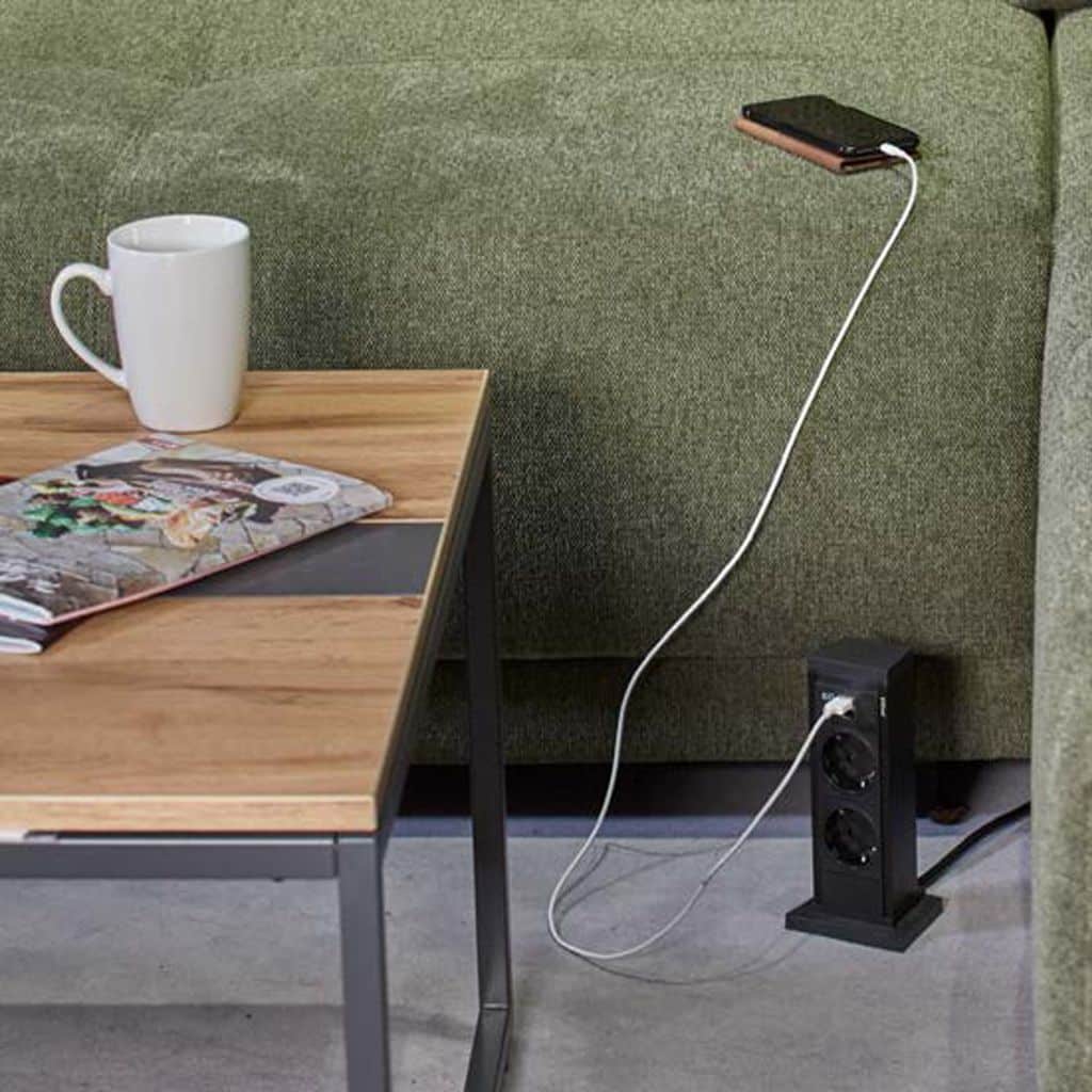 Enchufe de pie Energy Box UP en dos acabados - Imagen 2