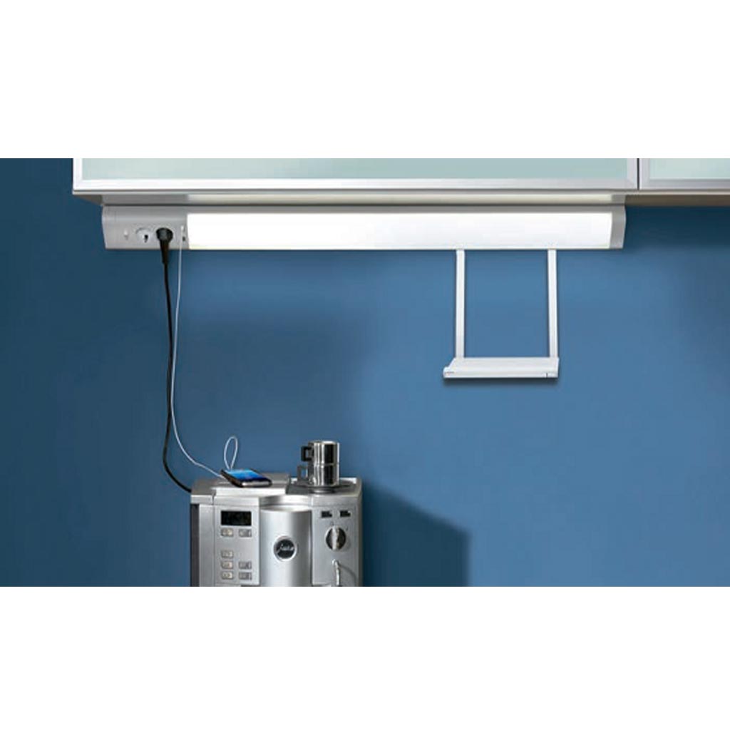 Regleta LED LD 8115 AS con 2 enchufes y 2 USB cargadores - Imagen 2