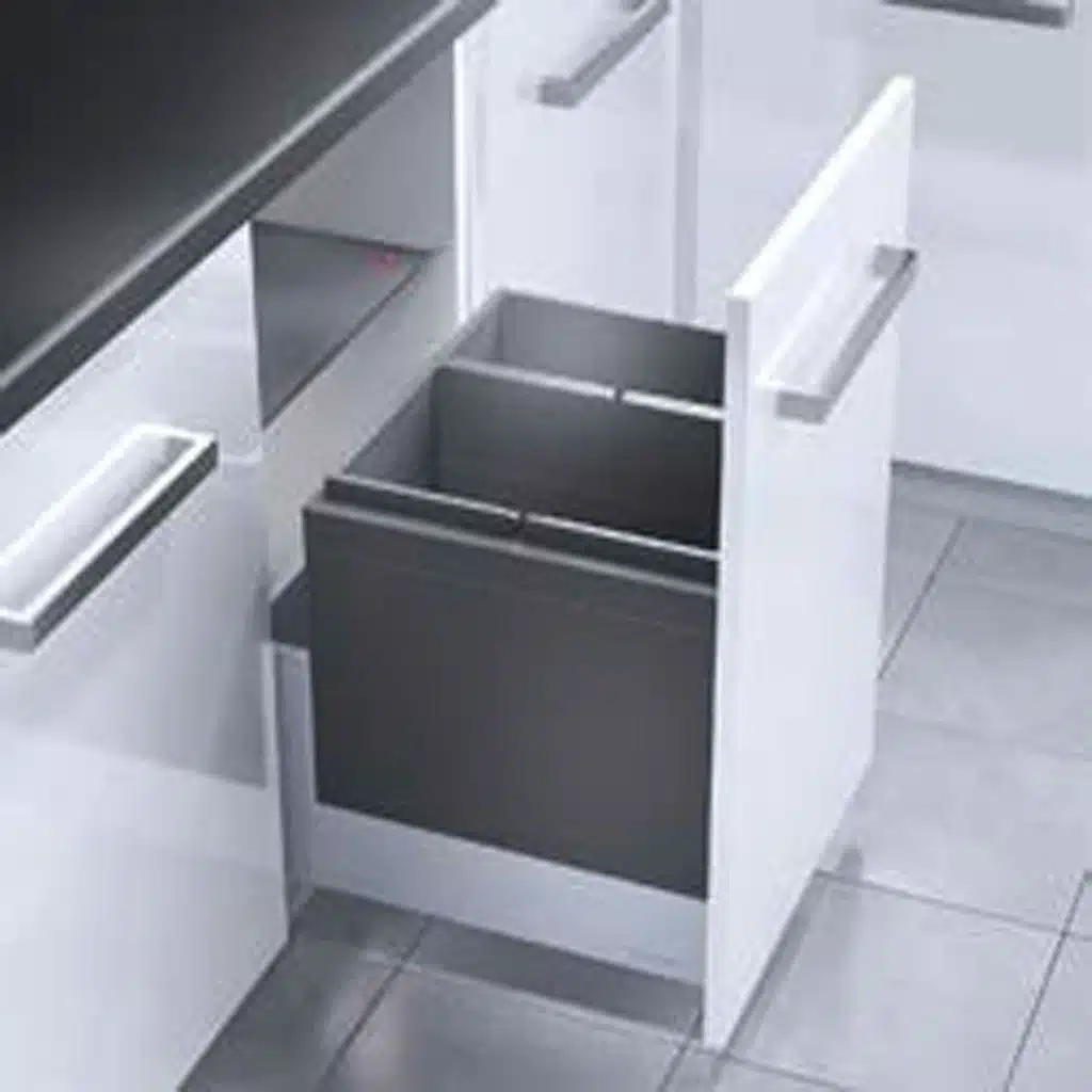 Cubos de basura para gaveteros TRIPLE XL ANTRACITA en varias medidas - Imagen 4