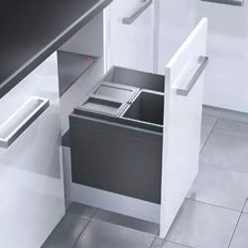 Cubos de basura para gaveteros TRIPLE XL ANTRACITA en varias medidas - Imagen 5
