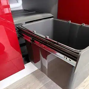 Cubos de basura libre instalación para módulos de 400 mm Mega