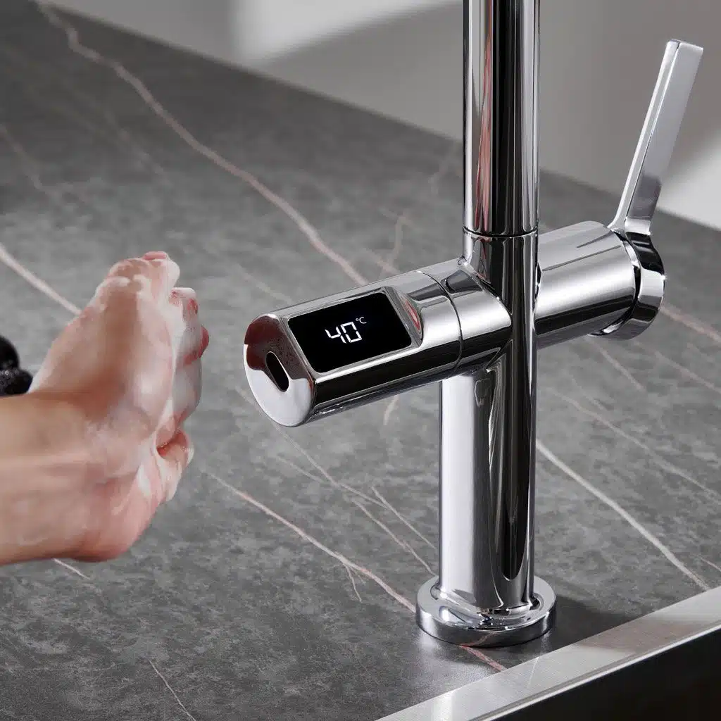 Grifo de cocina monomando Imex extraible TURÍN con sensor de movimiento - Imagen 2