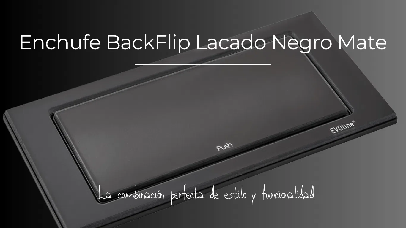 BackFlip lacado negro mate