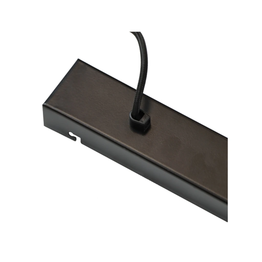Lámpara LED de techo Minimalista Brooklyn, diseño lineal en negro - Imagen 10