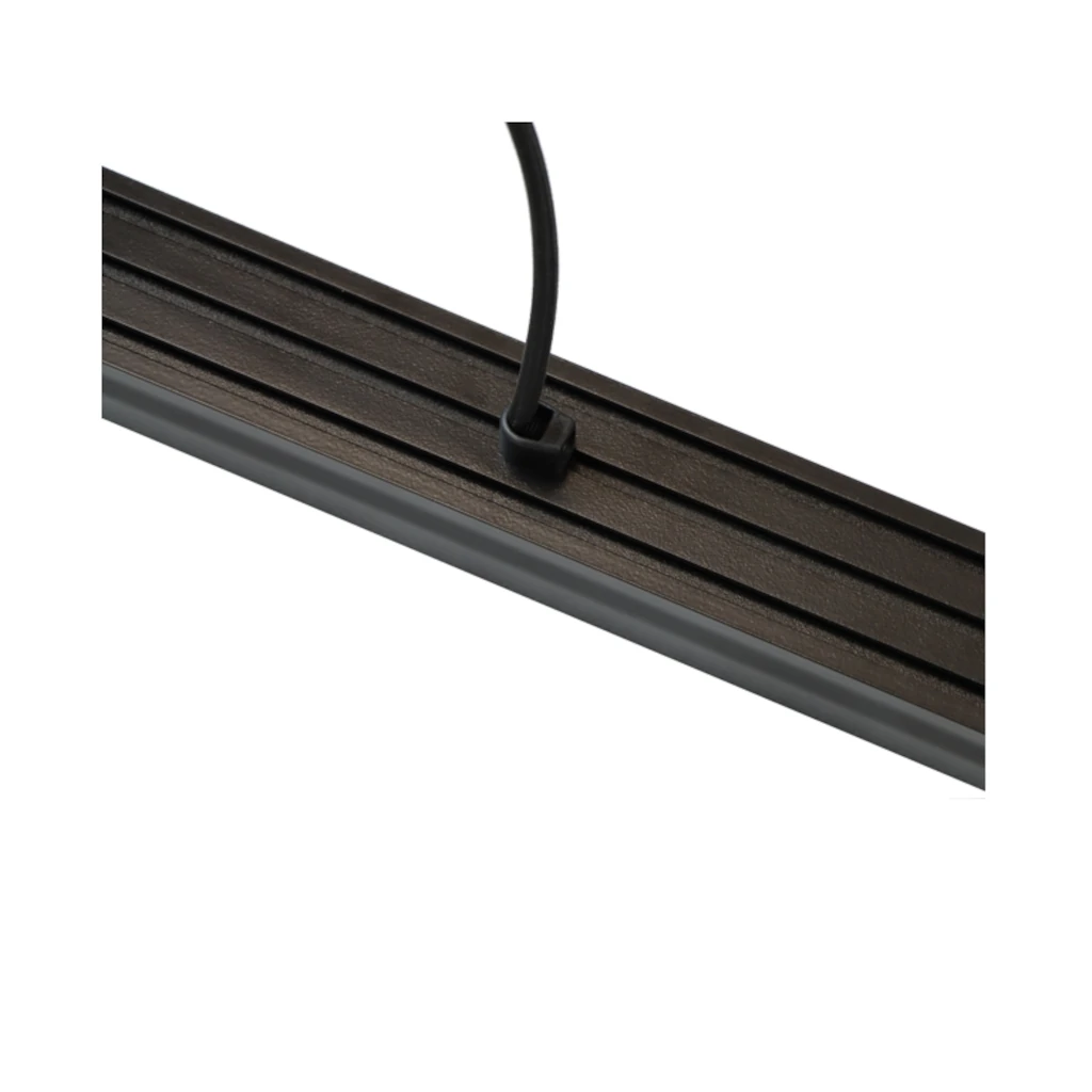 Lámpara LED de techo Minimalista Brooklyn, diseño lineal en negro - Imagen 11